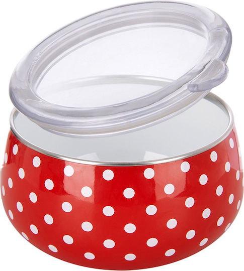 Orion Boluri De Servire Rotund Emailat Gri Cu Diametru 15.5cm