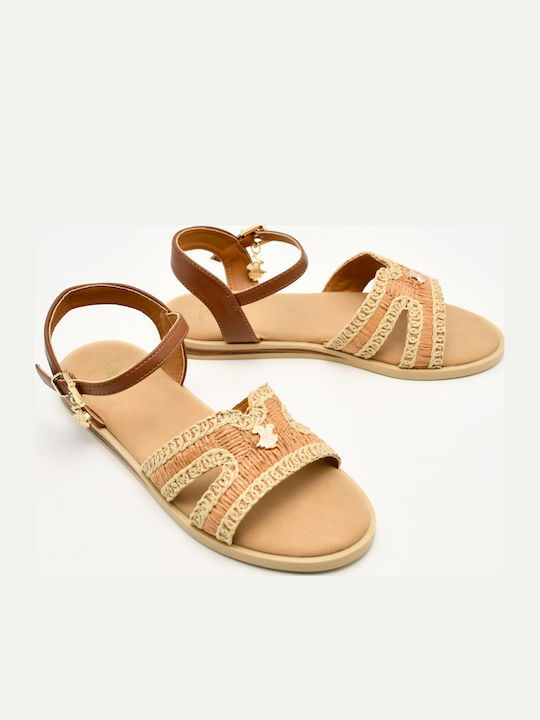 Women's Flat Sandals Brown