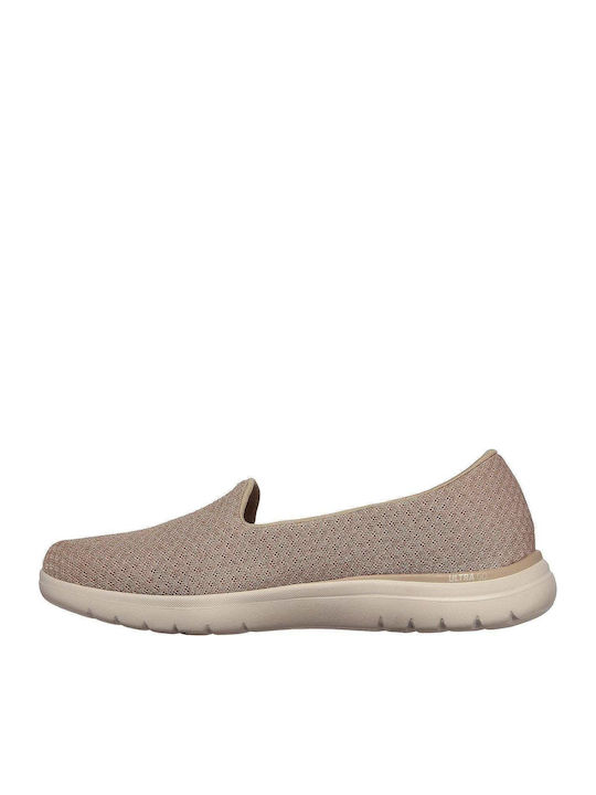 On-the-go Flex Ανατομικά Γυναικεία Slip-On Μπεζ