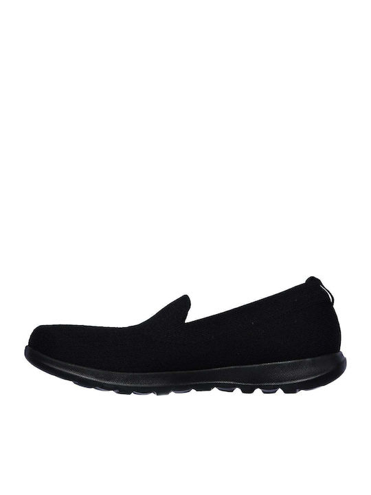 Go Walk Lite Charming Ανατομικά Γυναικεία Slip-On Μαύρα