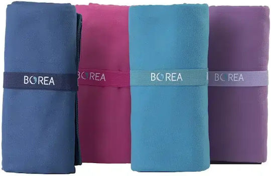 Borea Πετσέτα Microfiber Σώματος Χακί 160x80εκ.