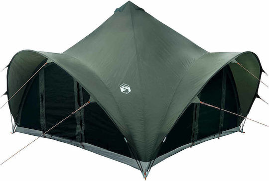 vidaXL Къмпинг Типи Каки за 6 Души 400x400x350см