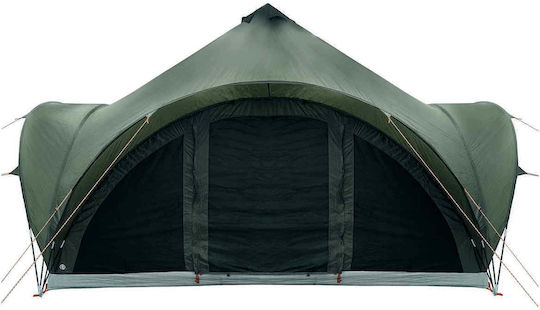 vidaXL Къмпинг Типи Каки за 6 Души 400x400x350см