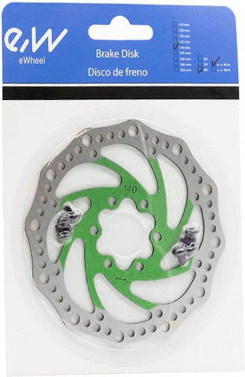 Δισκόπλακα Ewheel 6 Bolt 140mm Πράσινη
