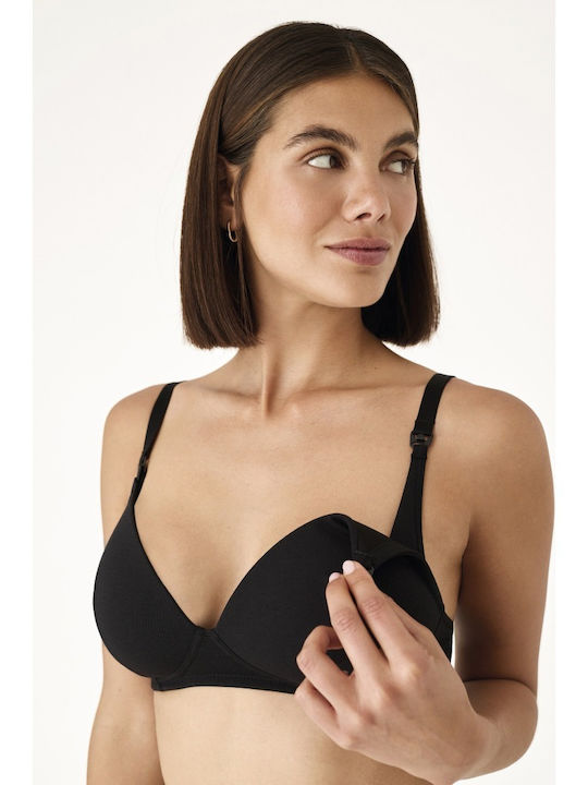 Promise Sutien de sarcină și alăptare cu Clips Negru