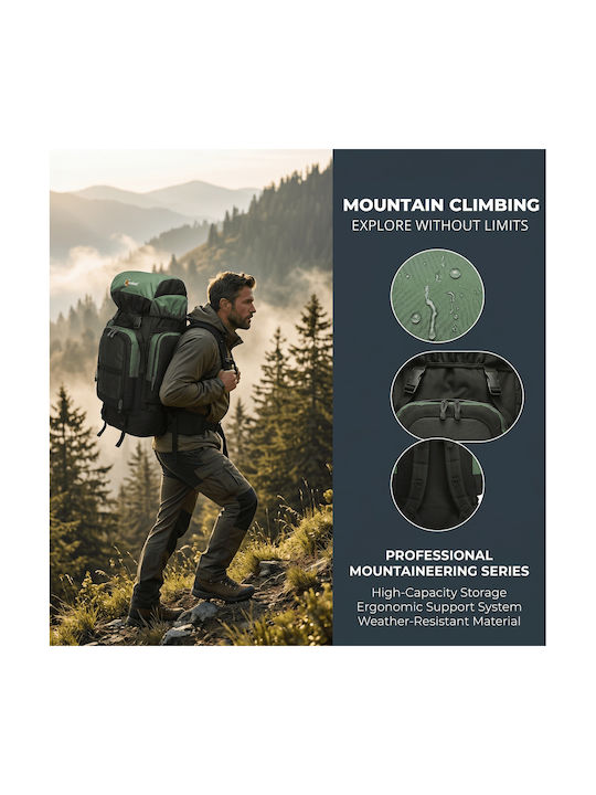 Cardinal Mountaineering Backpack 90lt Waterproof Khaki Expedition
