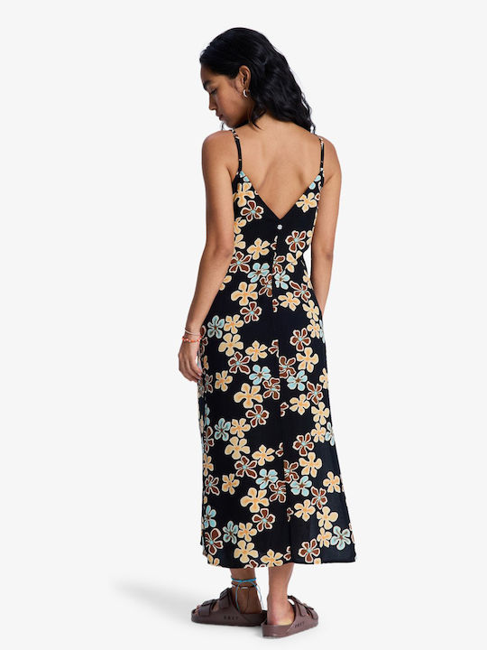 Summer Maxi Slip Dress Grey