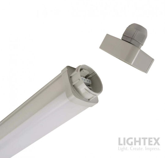 LED Линейно Таванно Осветително Тяло 35W Неутрално Бяло IP65 Д123.6xШ4.9xВ4.9см