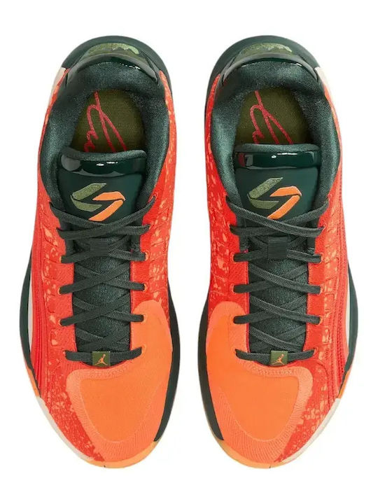 Luka 4 "Gone Camping" Low Basketball Shoes Pro Green / Treeline / Total Orange / Team Orange / Citron Pulse / Coconut Milk