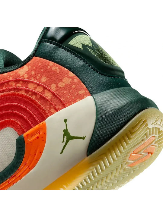 Luka 4 "Gone Camping" Low Basketball Shoes Pro Green / Treeline / Total Orange / Team Orange / Citron Pulse / Coconut Milk