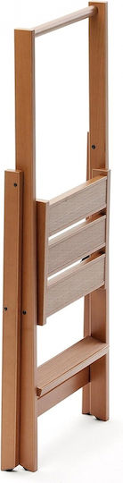 Arredamenti Italia Wooden Ladder with 2 Steps 48cm