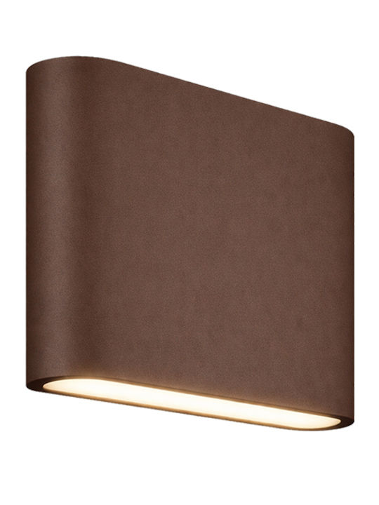 Zambelis Lights Wall-Mounted Outdoor LED Lighting with Warm White Light