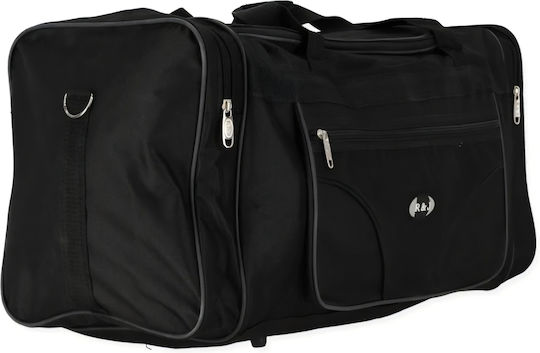 R&J Sack Voyage 74lt Black Fabric L70xW30xH35cm