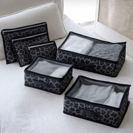 SteweHome Accesorii pentru bagaje Negru 6 buc
