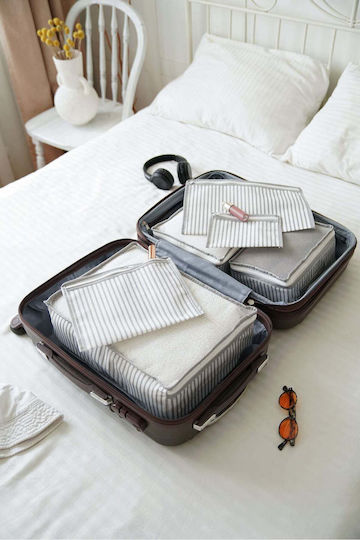 SteweHome Luggage Accessories White 6pcs