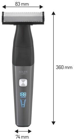 Adler AD 2963 Elektrische Rasierer Körper Wiederaufladbar