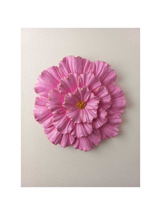 SteweHome Διακοσμητικό Τοίχου Χειροποίητο Ροζ 25x25cm