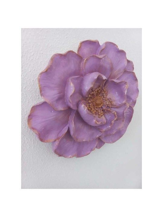 SteweHome Wall Decor Purple 22x20cm