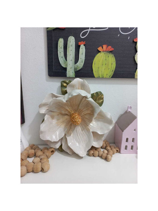 SteweHome Wall Decor Handmade Beige 16x6x16cm