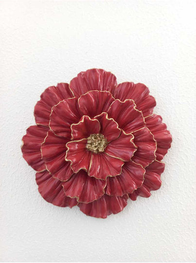 SteweHome Wanddekoration Bordeaux 25x25cm 2 Stücke