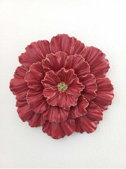 SteweHome Wanddekoration Bordeaux 25x25cm 2 Stücke