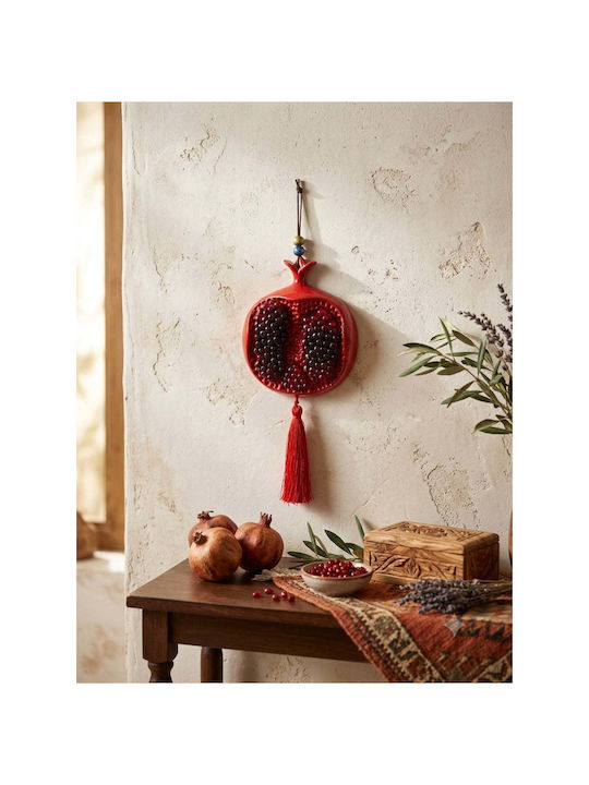 SteweHome Wall Decor Red from Plastic
