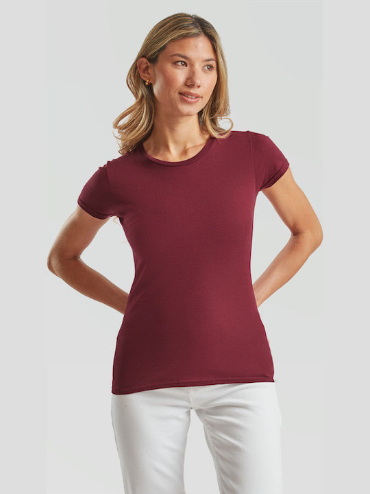 Fruit of the Loom Γυναικείο Διαφημιστικό T-shirt Κοντομάνικο σε Χρώμα Fruit of the Loom Γυναικείο Διαφημιστικό T-shirt Κοντομάνικο σε Χρώμα