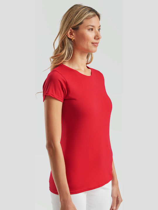 Fruit of the Loom Γυναικείο Διαφημιστικό T-shirt Κοντομάνικο σε Χρώμα Fruit of the Loom Γυναικείο Διαφημιστικό T-shirt Κοντομάνικο σε Χρώμα