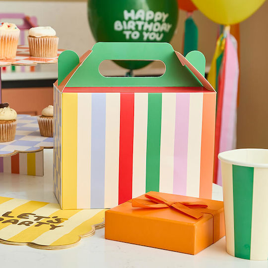 Lunch Boxes Multicolored Playful Brights 6 Pieces