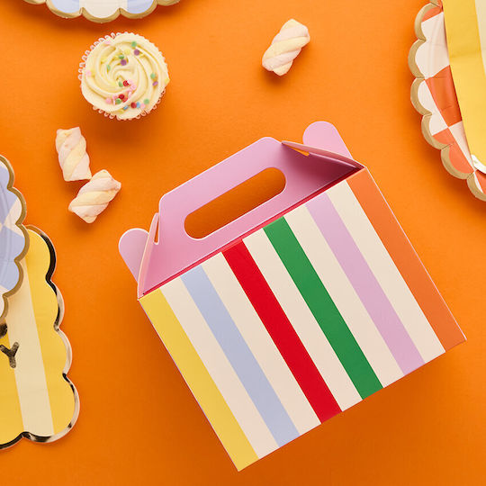 Lunch Boxes Multicolored Playful Brights 6 Pieces