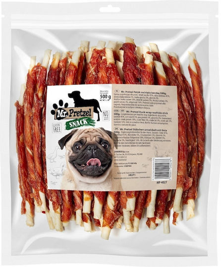 Mr. Pretzel Dog Treat with Meat and Duck 500gr