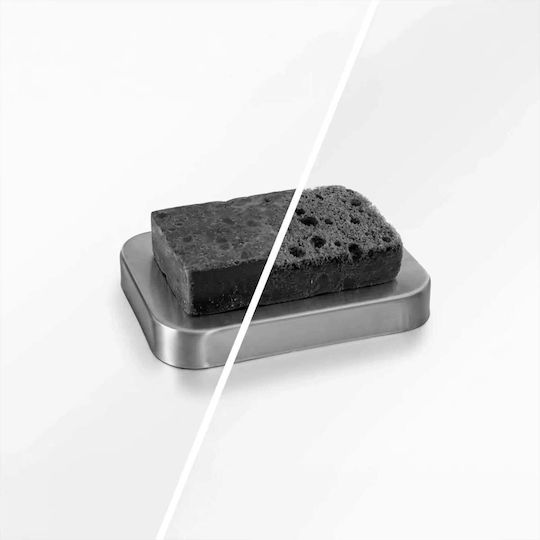 2 In 1 Bath Sponge Built-in Soap Activated Charcoal Purifying Exfoliating Effect Esponjabon 120 Gr