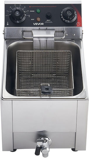 Vevor Elektrische Kommerzielle Fritteuse 2.5kW Kapazität pro Korb 6.8lt
