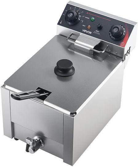 Vevor Elektrische Kommerzielle Fritteuse 2.5kW Kapazität pro Korb 6.8lt