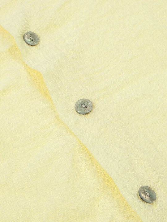 Short Sleeve Women's Shirt Yellow