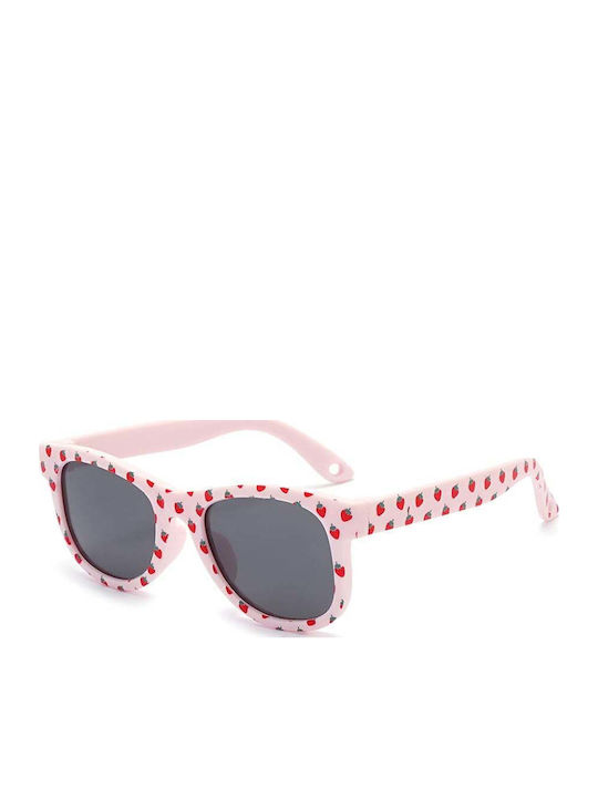 Οβάλ Παιδικά Γυαλιά Ηλίου με Polarized Φακό Ροζ για 1-3 Ετών