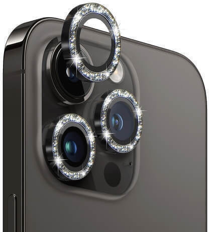 Handy-Kameraschutz Gehärtetes Glas Schwarz Für Apple iPhone 15 Pro / 15 Pro Max