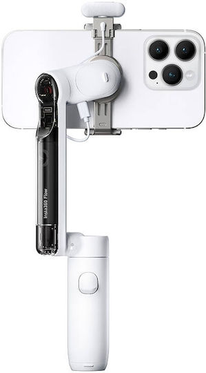 Insta360 Flow Creator Kit Gimbal Κινητού με 12 ώρες λειτουργίας Λευκό