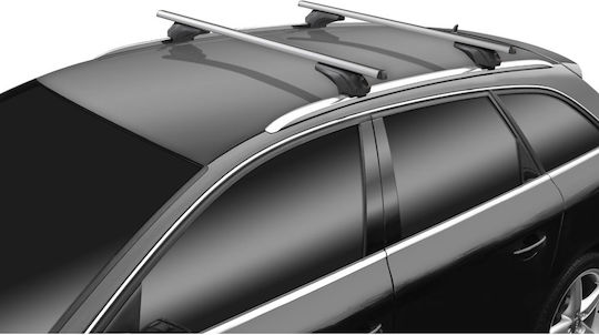 Menabo Aluminum Roof Bars Ariem 1185 Cm Silver Color Mitsubishi Eclipse Cross 5 Doors 2018 Flush Or Raised Rails 2 Pieces 14700/mb Mp.14700/mb-59