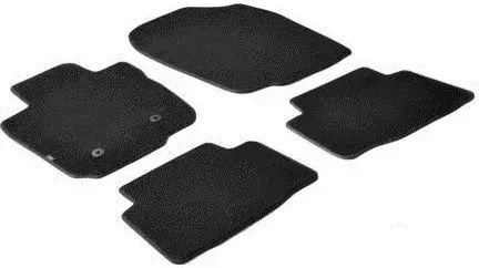 Lampa Set of Front and Rear Mats 4pcs for Toyota RAV 4 2006-2010 Black
