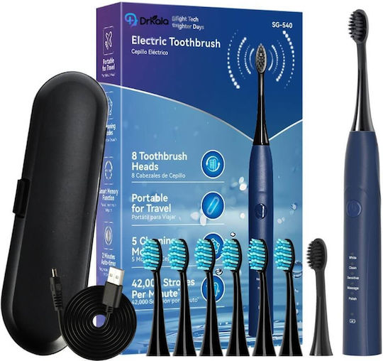 Periuță De Dinți Electrică Cu Husă De Călătorie HEALTH010 Gri