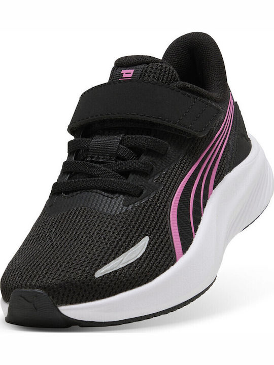 Pounce Lite Αθλητικά Παιδικά Παπούτσια Running Μαύρα