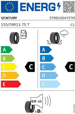 Sentury Qir990 155/70 Tr13 Tl 75t