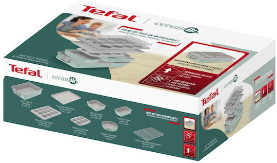 Tefal Formă De Patiserie Din Ceramică 8 Bucăți