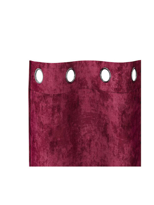 vidaXL vidaXL Vorhänge Fenster mit Bleistiftfalten Rot 140x140cm