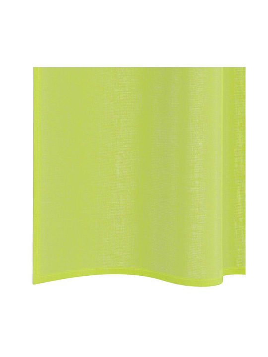 vidaXL Set Perdele cu Bretele Verde Măr 140x245cm