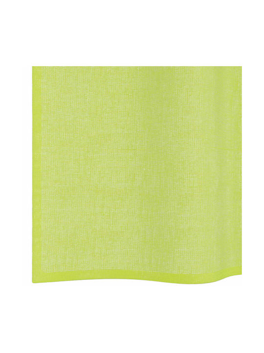 vidaXL Set Window Curtains with Tab Top Apple Green 140x200cm