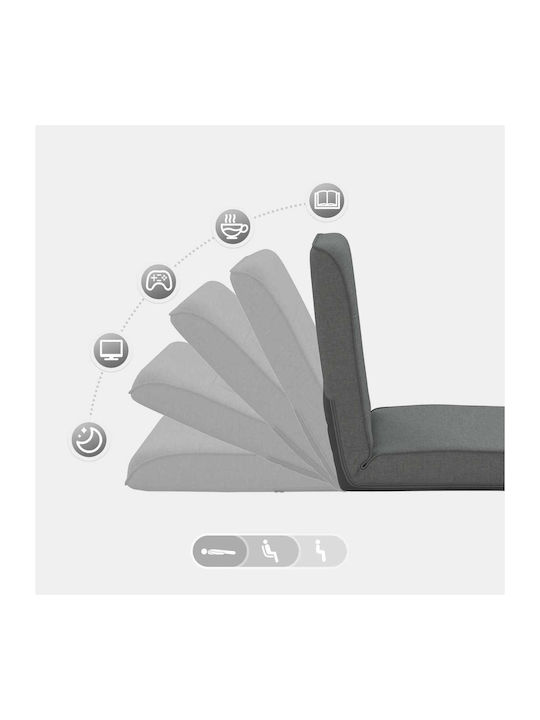 Multifunctional Bean Bag Chair Dark Gray 50x73x60cm