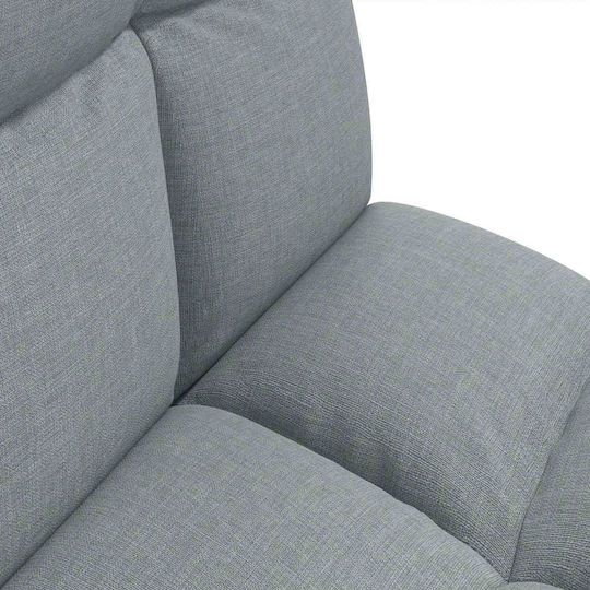 Vielseitiger Sitzsack Pouf Offenes Grau 50x61x57cm