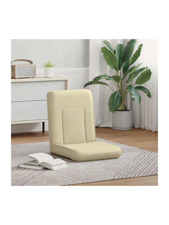 Vielseitiger Sitzsack Pouf Sessel Crem 50x73x60cm